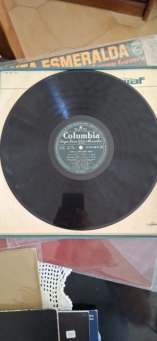 Disco de vinil  , tete a tete avec Piaf