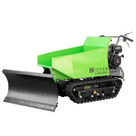 Mini dumper de lagartas a gasolina de 500 kg