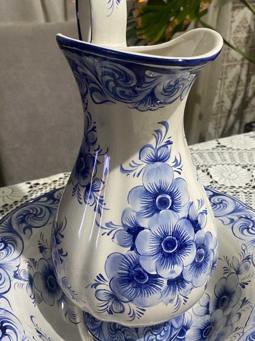 Jarra grande com prato - VALART 165 - peça de coleção