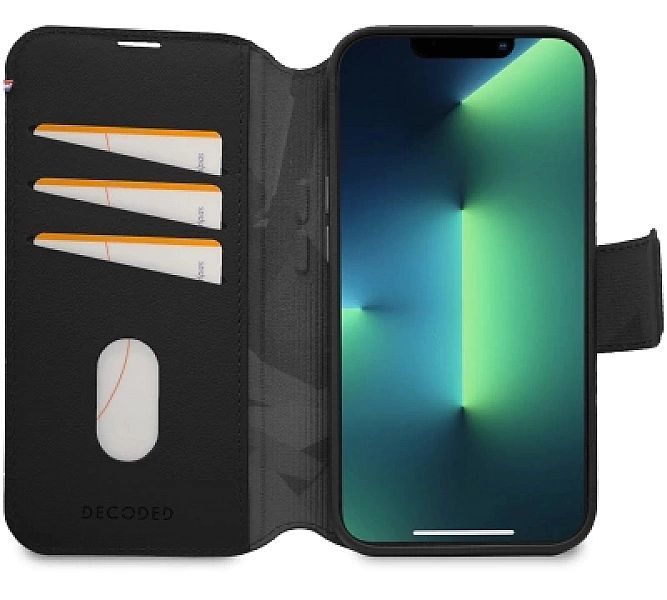 Etui Decoded Detachable Wallet Case skórzane z MagSafe z klapką do iPh