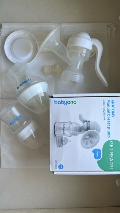 Молоковідсмоктувач BabyOno Anatomy+подарунок