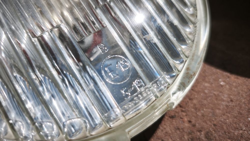 Wkłady reflektora drogowego Ruhla DDR, Fiat 125p, Wartburg, Łada,, PRL, AKA Electric,