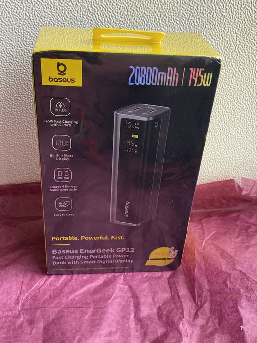 Новий павербанк Baseus 145W Power Bank, 20800mAh