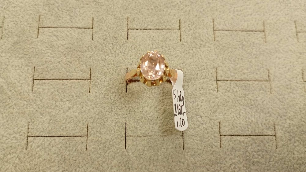 Złoty pierścionek 5,48g próba 585 rozmiar 20-Komis MADEJ Dębica