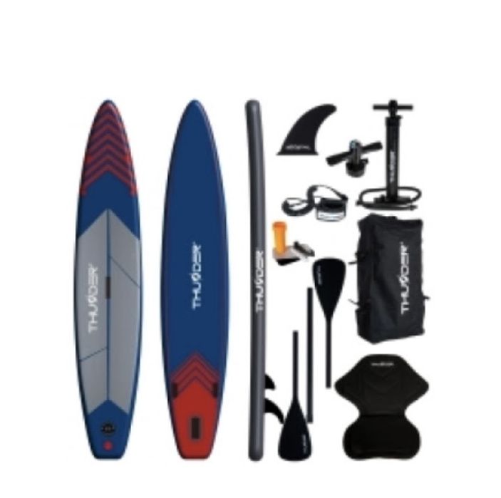 Deska SUP Thunder Steel Red 365 cm/75cm