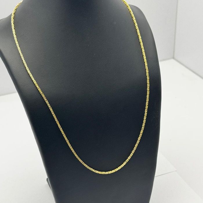 Przepiękny Złoty Łańcuszek Splot Królewski 14,17g P585 60cm 2mm