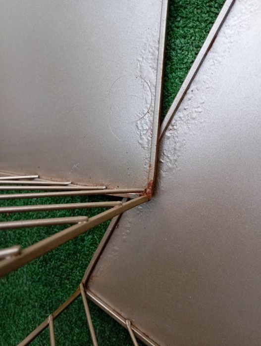 Złoty metalowy koszyk lub organizer, wkład do kallax 29 x 29 x 29cm