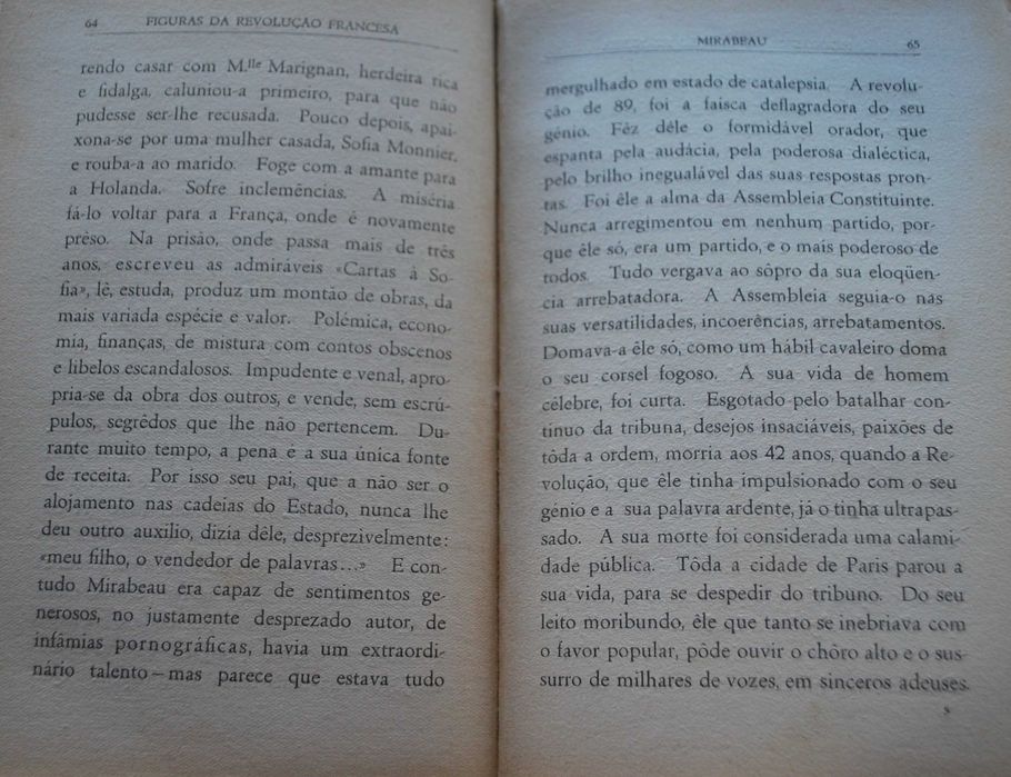 Figuras da Revolução Francesa de António Ribeiro dos Reis - 1º Ed.1939
