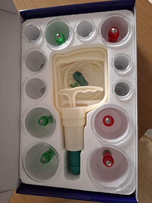 Conjunto de 12 ventosas de Medicina Tradicional Chinesa - fisioterapia