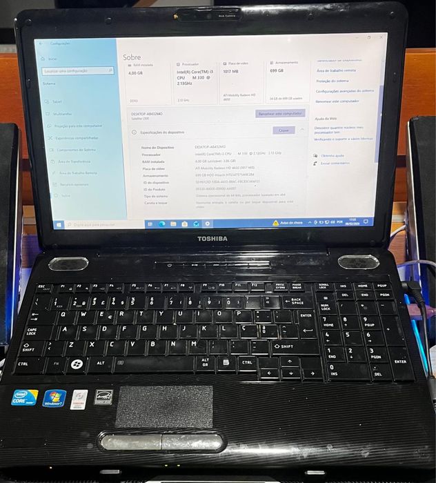 Toshiba portateis Pentium_P6200 i3