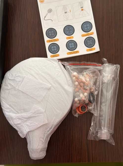 Cabeça de chuveiro com filtro anticalcário PH saudável NOVO PORTES GRÁ