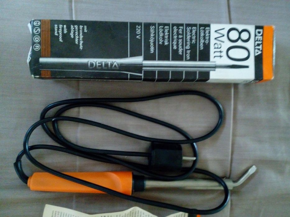 Lutownica Elektryczna 80Watt DELTA Niemiecka Starego Typu Solidna !!!
