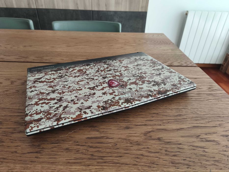 MSI GE62 7RE Camo Squad (Edição Limitada) | i7-7700HQ | GTX 1050 Ti | Gaming