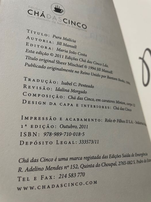 Pura Malícia de Jill Mansell