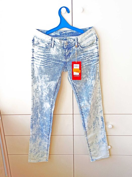 Жіночі Джинси Collins мраморні літні блакитні