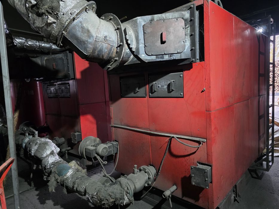 Сушильный комплекс древесины 120м3, Котел Австрийский 1,5 мГВт.