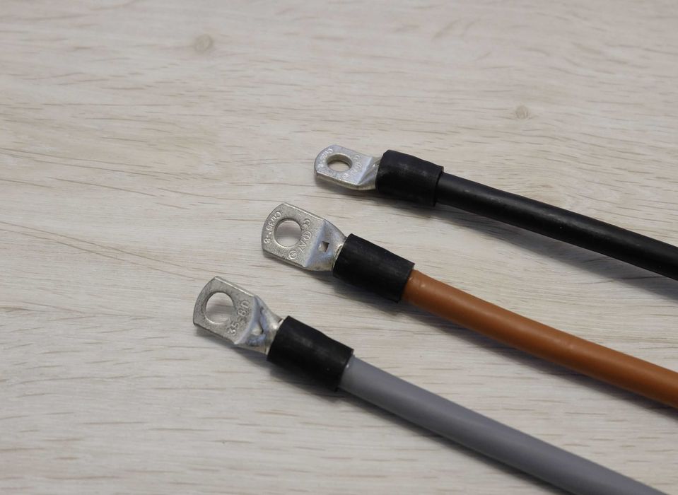 кабель перемичка 35мм2 -> 35 50 100 см медь для батареи, BMS, инвертор