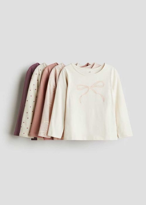 Реглани в рубчік або принтові від h&m  від 110 до 140 см ціна за 1 шт