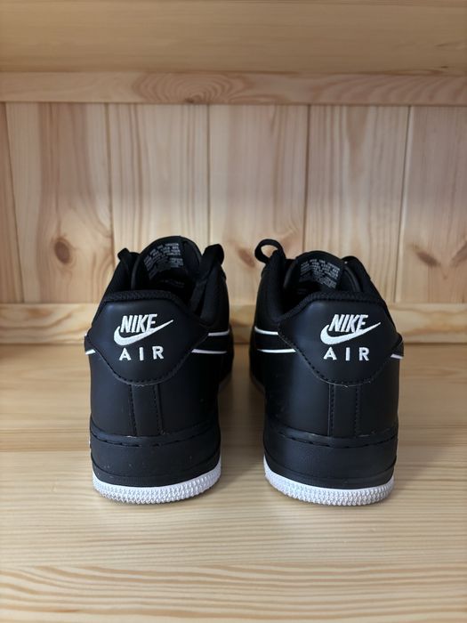 Buty męskie Nike Air Force 1 | Rozmiar 45.5 | Czarno-Białe