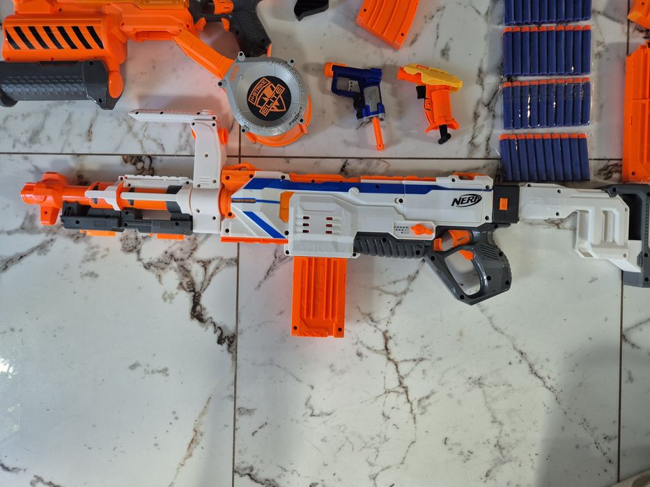 Karabiny i pistolety NERF zestaw extra