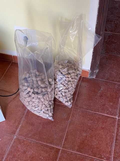 Rolhas de cortiça para garrafas