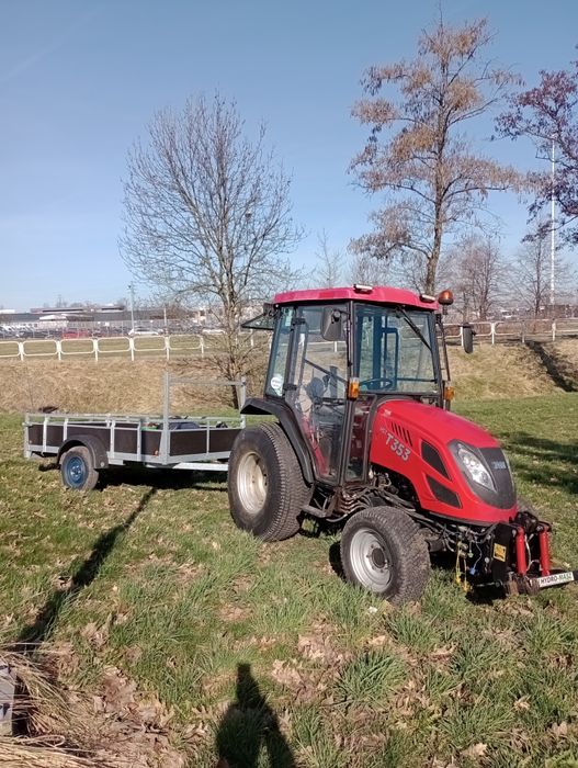 Usługi mini traktorami, koszenie trawy itp.