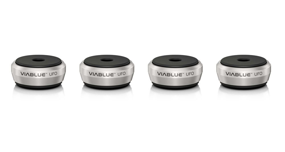 Podkładki antywibracyjne Viablue UFO Absorber 4 szt/silver