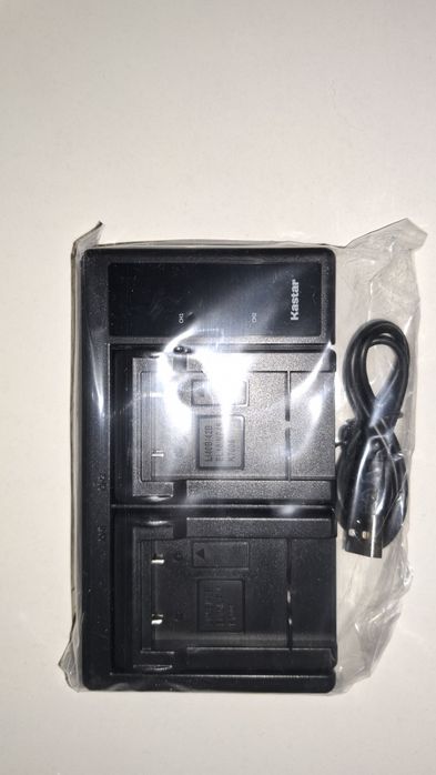 Carregador duplo Fujifilm Oympus Nikon