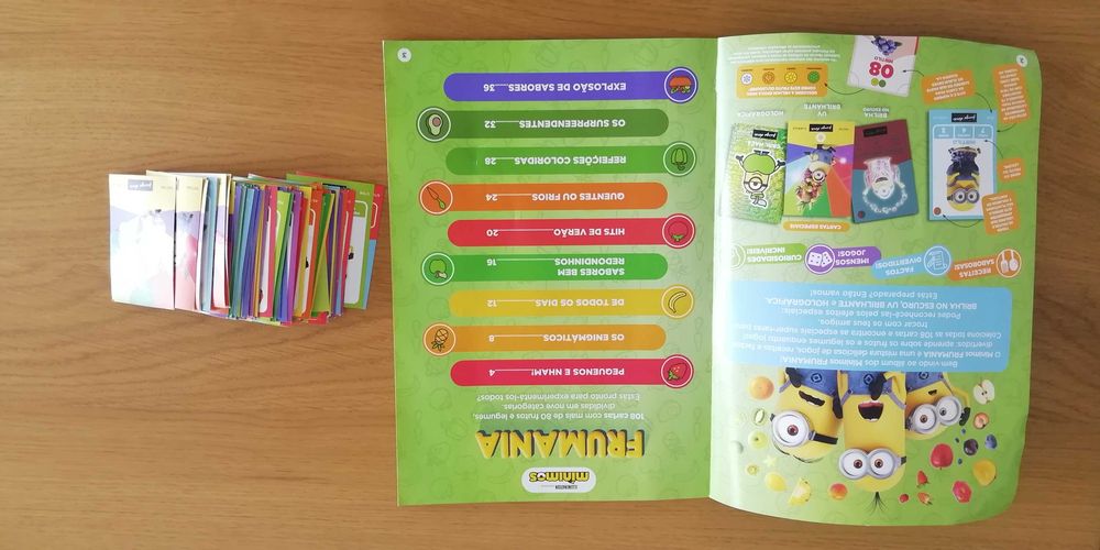 Caderneta completa da Frumania