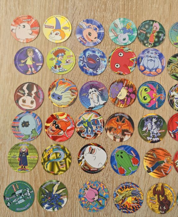 Coleção completa rara 60 Digidiscs bollycao digimon