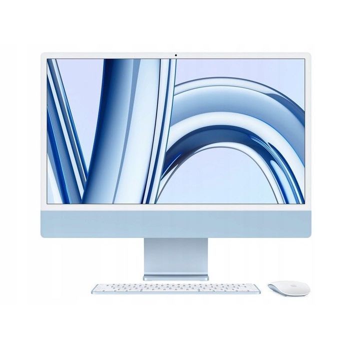 iMac 24" M3 8-CORE CPU 10-CORE GPU/8GB/512GB Niebieski
