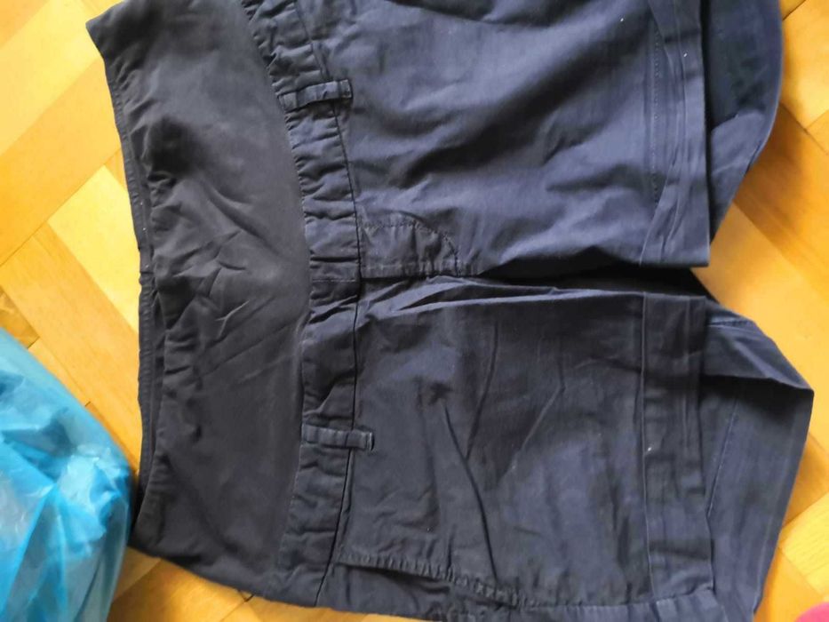 Ciążowe spodenki z H&M r 38  i jeansy ciążowe r M