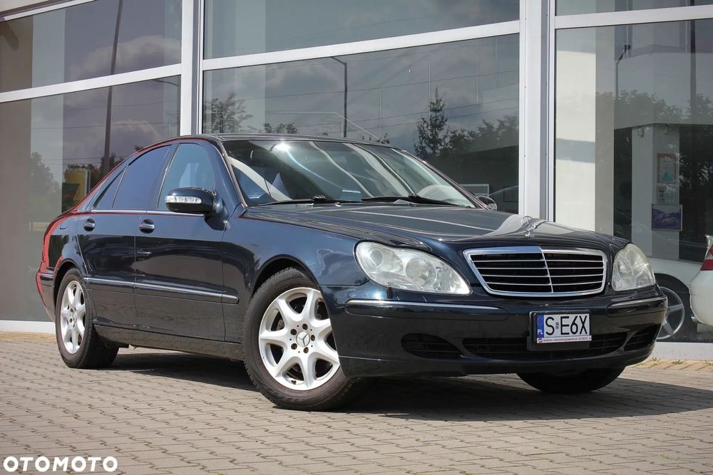 Mercedes-Benz Klasa S Green Black Metallic, Niski Przebieg, polift , Japonia, FV23%