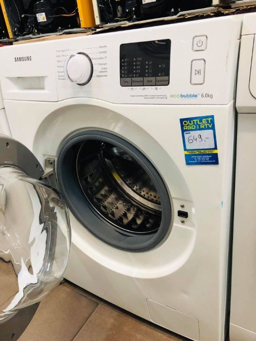 Tania pralka Samsung! 6kg A++ Z gwarancją! Outlet Maxi Media