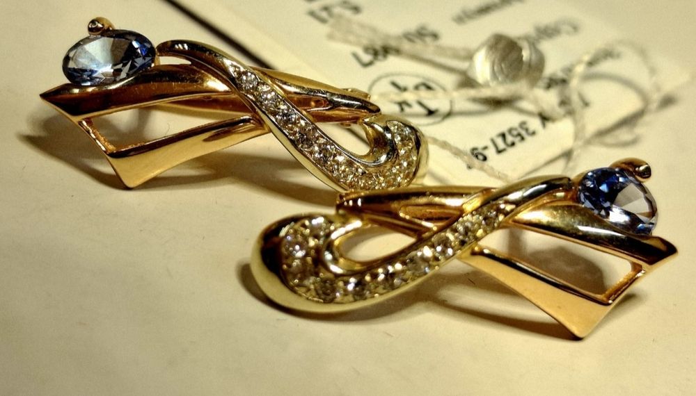 Сережки   золоті