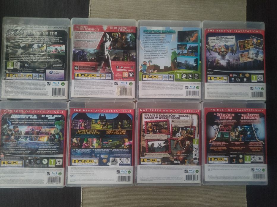 7 gier zestaw PS3 LEGO Batman gran turismo  dla dzieci