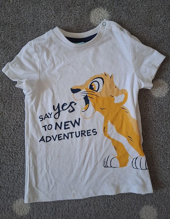 Zestaw 5 koszulek chłopięcych t shirt 98/104