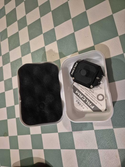 FALCAM F38 Kit de placa de libertação rápida V2, base e placa, adaptadores de 1/4'' & 3/8', liga de alumínio, design antiderrapante