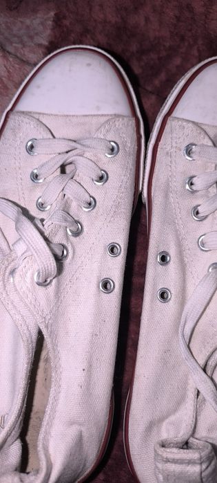 Buty trampki jak conversy białe