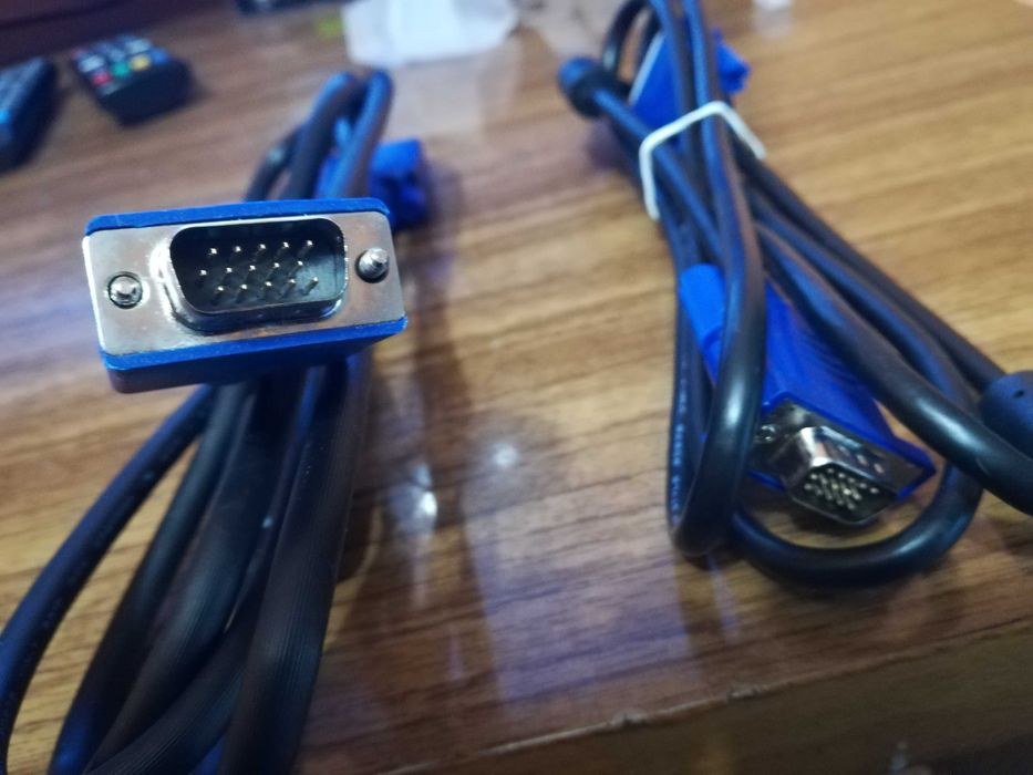 Экранированный кабель VGA-VGA для монитора, проектора 1.5 м