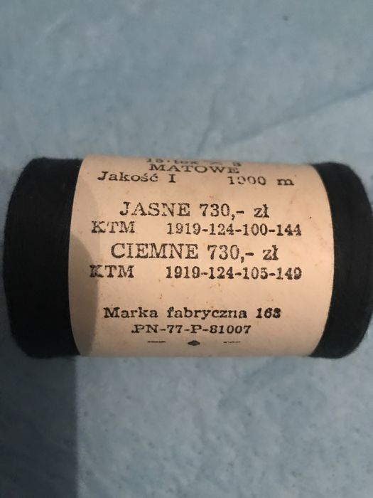 Nici „Odra” N-sól do szycia bawelniane