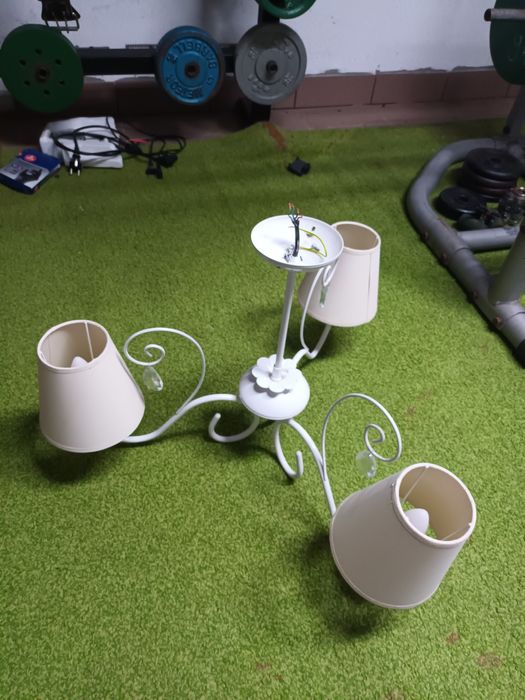 Lampa żyrandol 3 żarówki dla dziewczynki