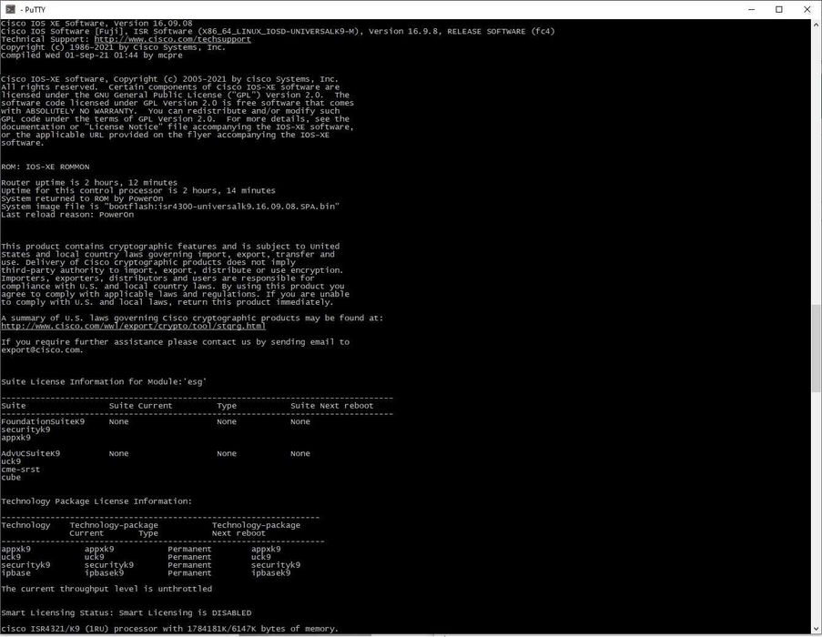 Маршрутизаторы Cisco ISR4321/K9(активированы лицензии) безнал/гарантия