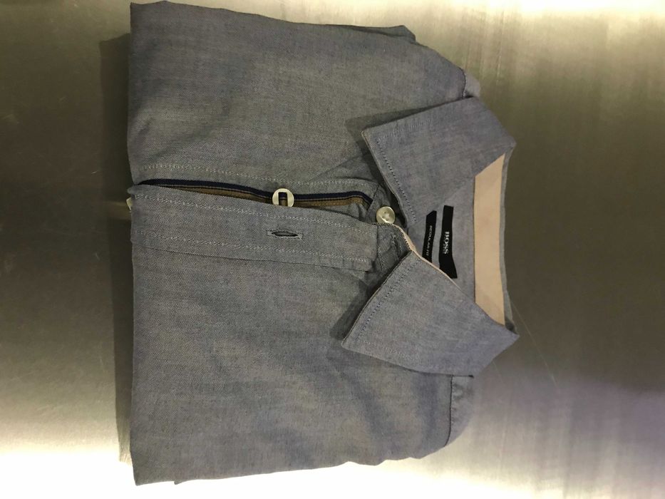 Camisa Boss Azul Regular Fit XL