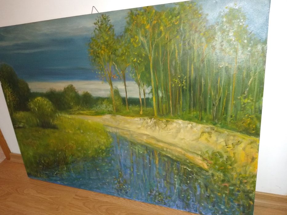 Obraz olejny malowany na płótnie