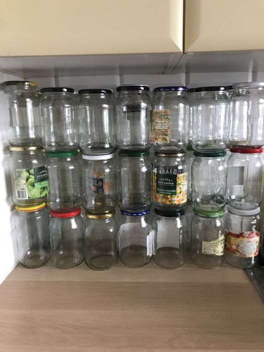 Słoiki 0,9 litra 900 ml litrowe ok. 70 szt.