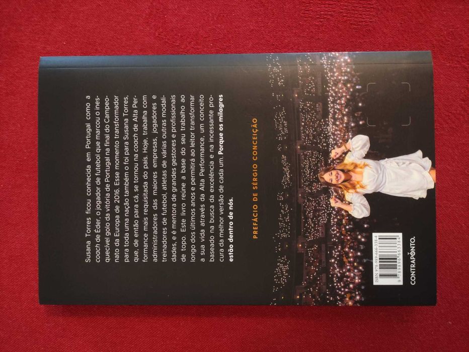 Livro Susana Torres O Milagre da Excelência autografado