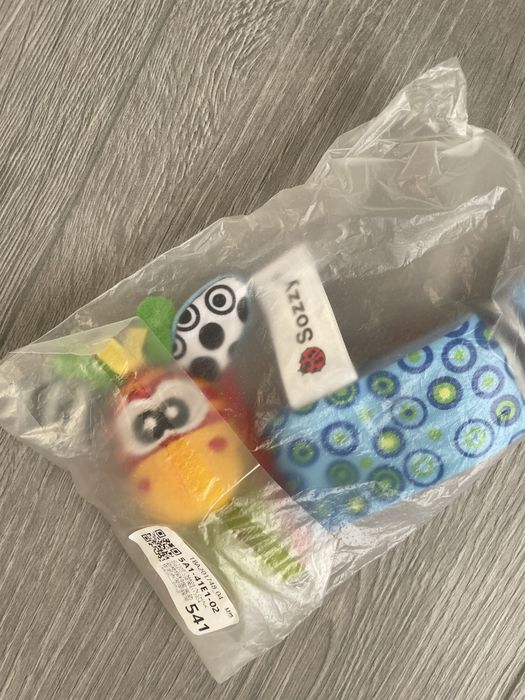 Браслеты  игрушки погремушки для детей