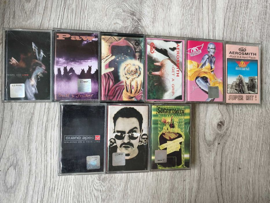 Kasety metal/heavy/hard rock