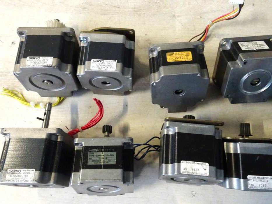 Mix silników krokowych NEMA23 różnych firm i marek (11).